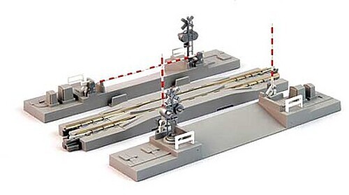 Kato xing Gate/Rerailing Track - N-Scale - #200271