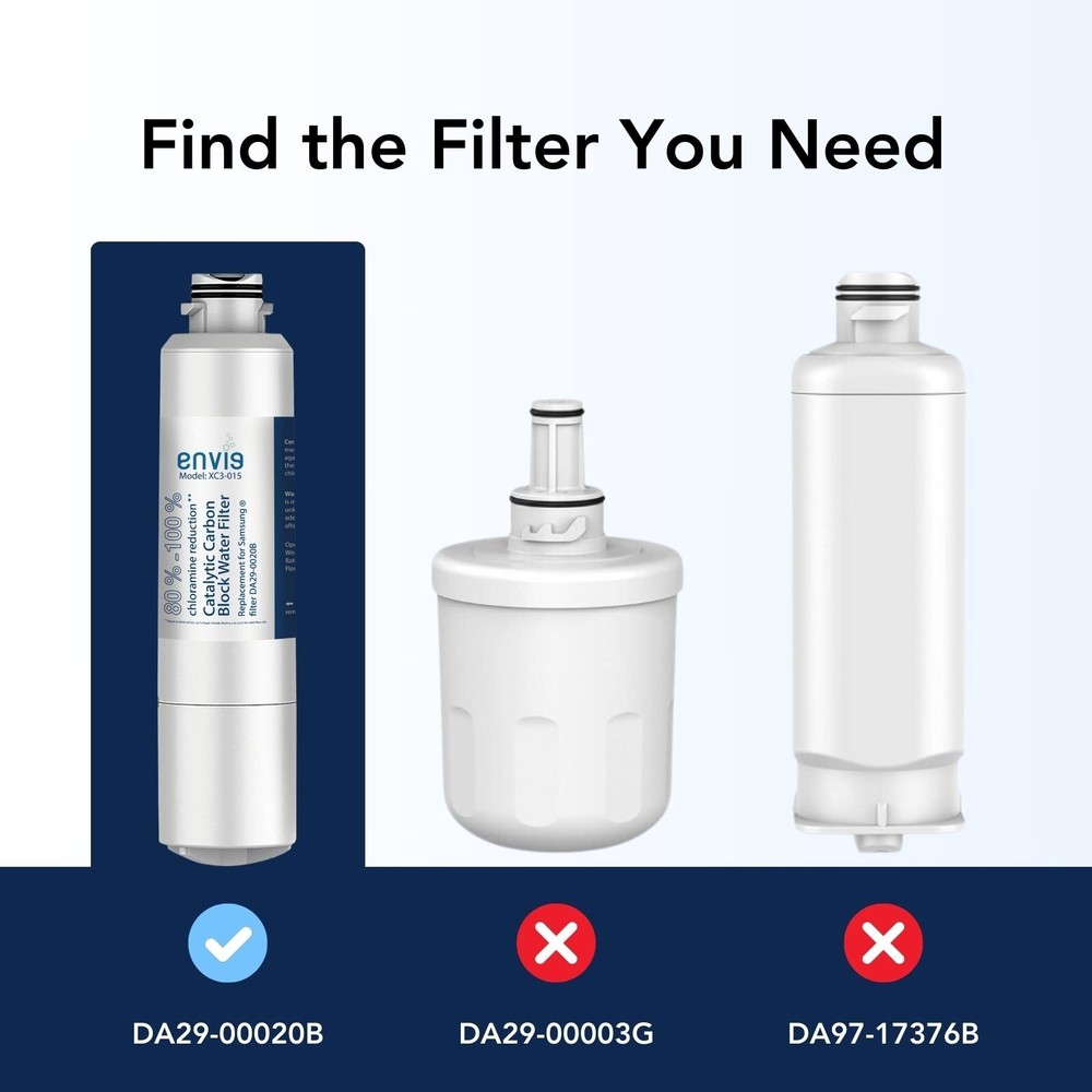 Envig Catalytic Carbon Refrigerator Water Filter Samsung DA29-00020B