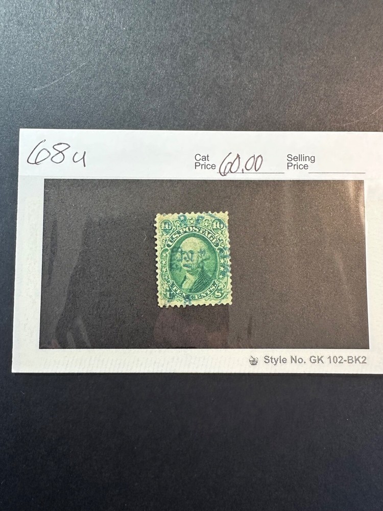 Scott #  68                     2024 Scott Catalogue Value $ 60.00