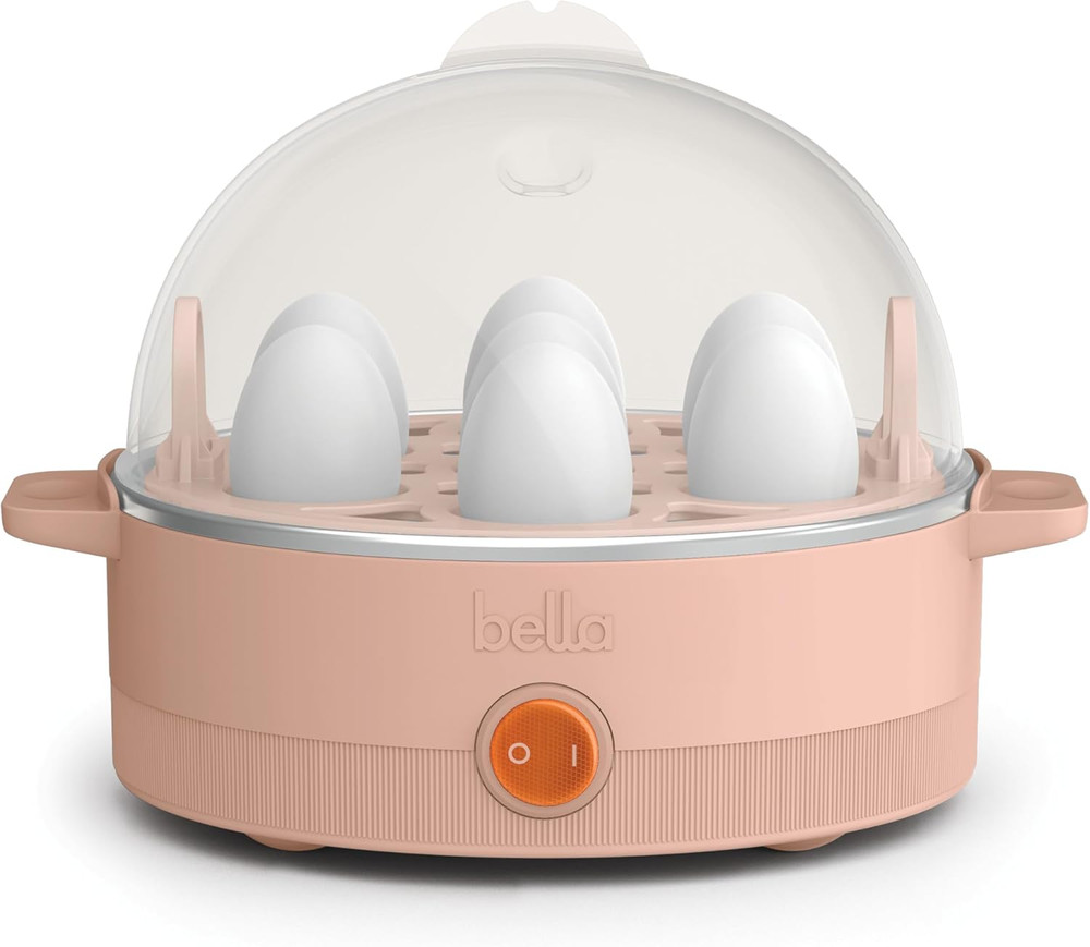 Electric Egg Cooker, 7 Eggs Capacity Tray, Single Stack, for Poached, Scrambled,