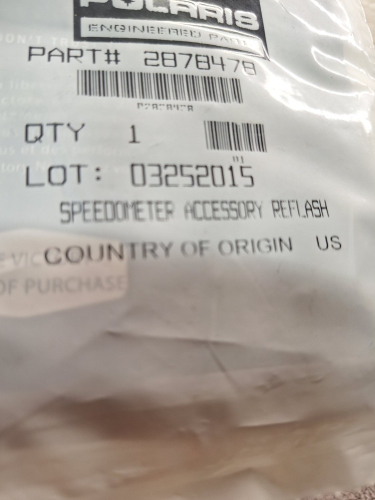 2878478 Polaris Victory Speedometer Feauture Update Accessory Reflash NOS
