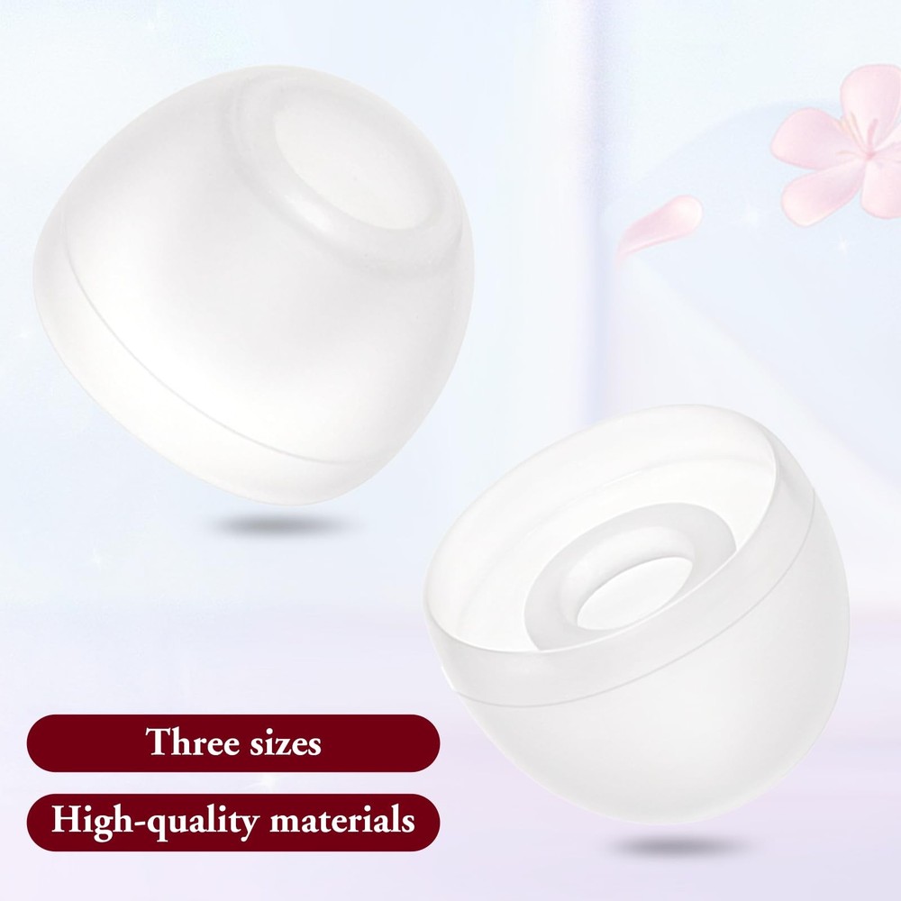 15 Pairs Silicone Ear Bud Replacement Pieces Earbuds Tips Replacement...
