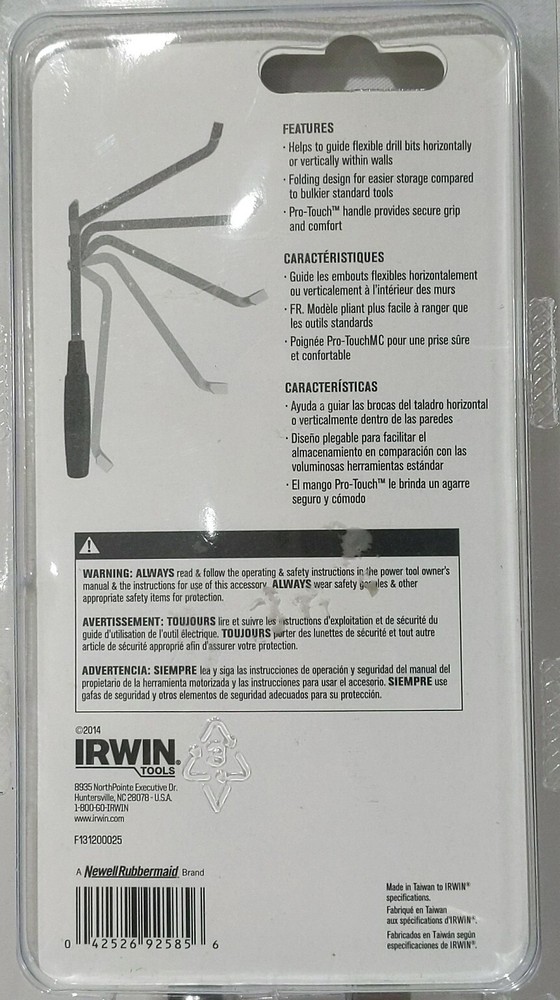 IRWIN 1890745 FLEXIBLE installer bit PLACEMENT TOOL