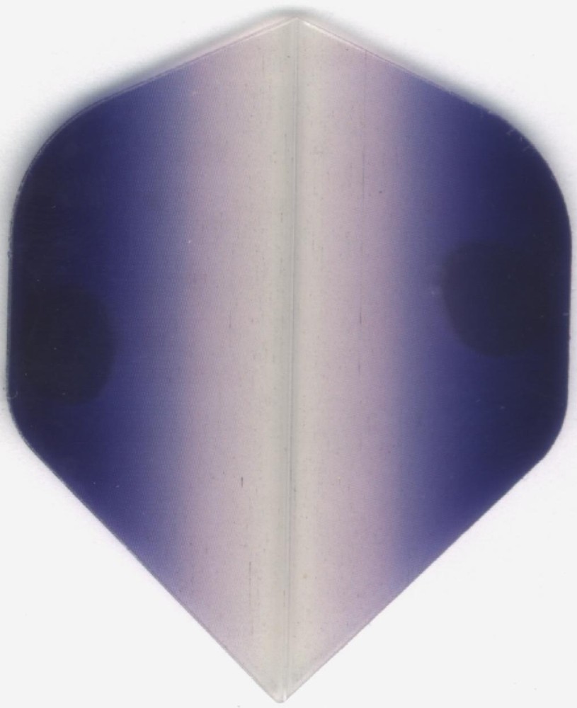 Blue and Clear Dart Flights: 3 per set