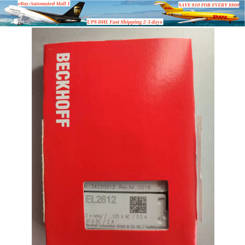 BECKHOFF EL2612 PLC Module EL 2612 DHL/UPS SHIPPING