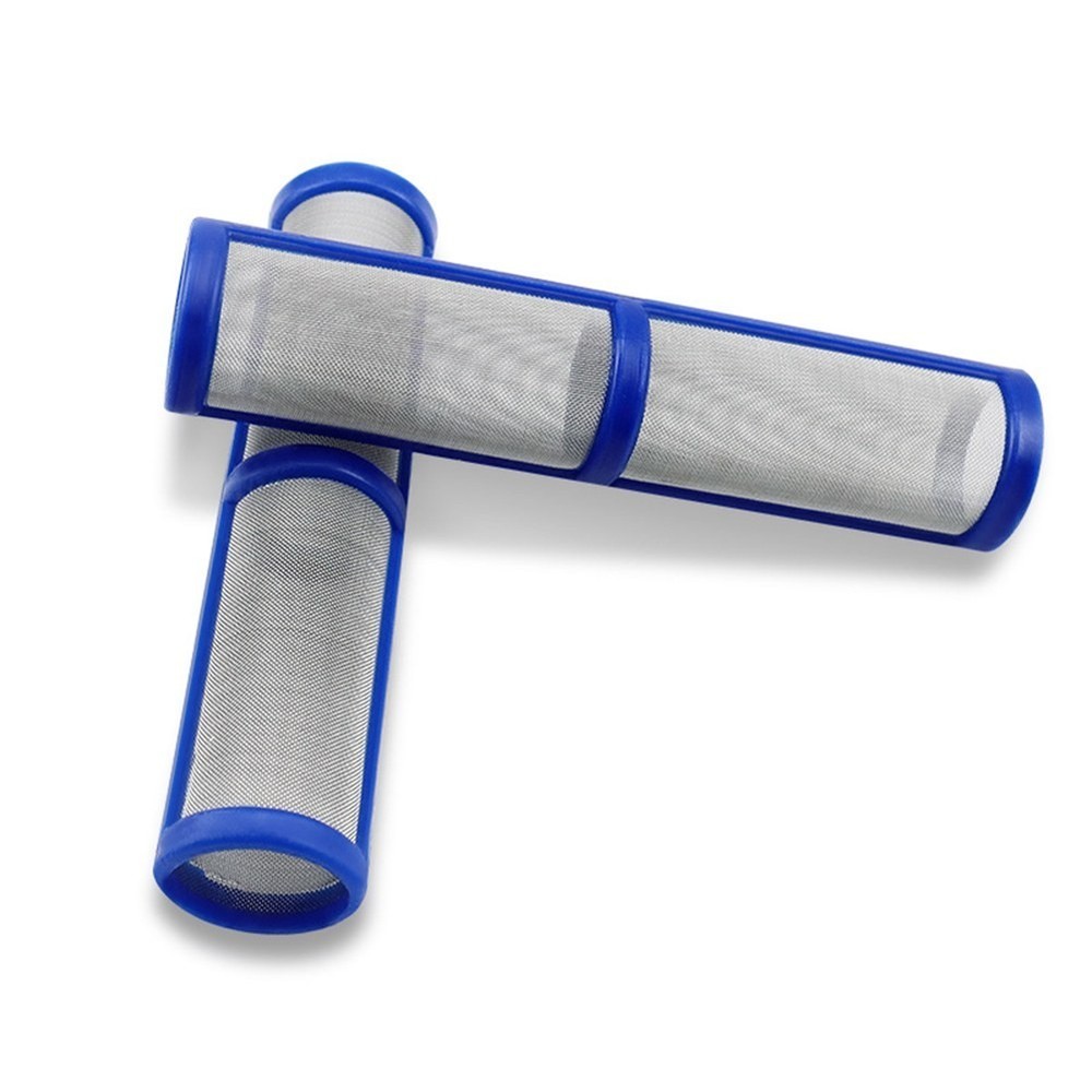 Easily Replaceable Blue Stainless Steel Filters in a Convenient Five Pack