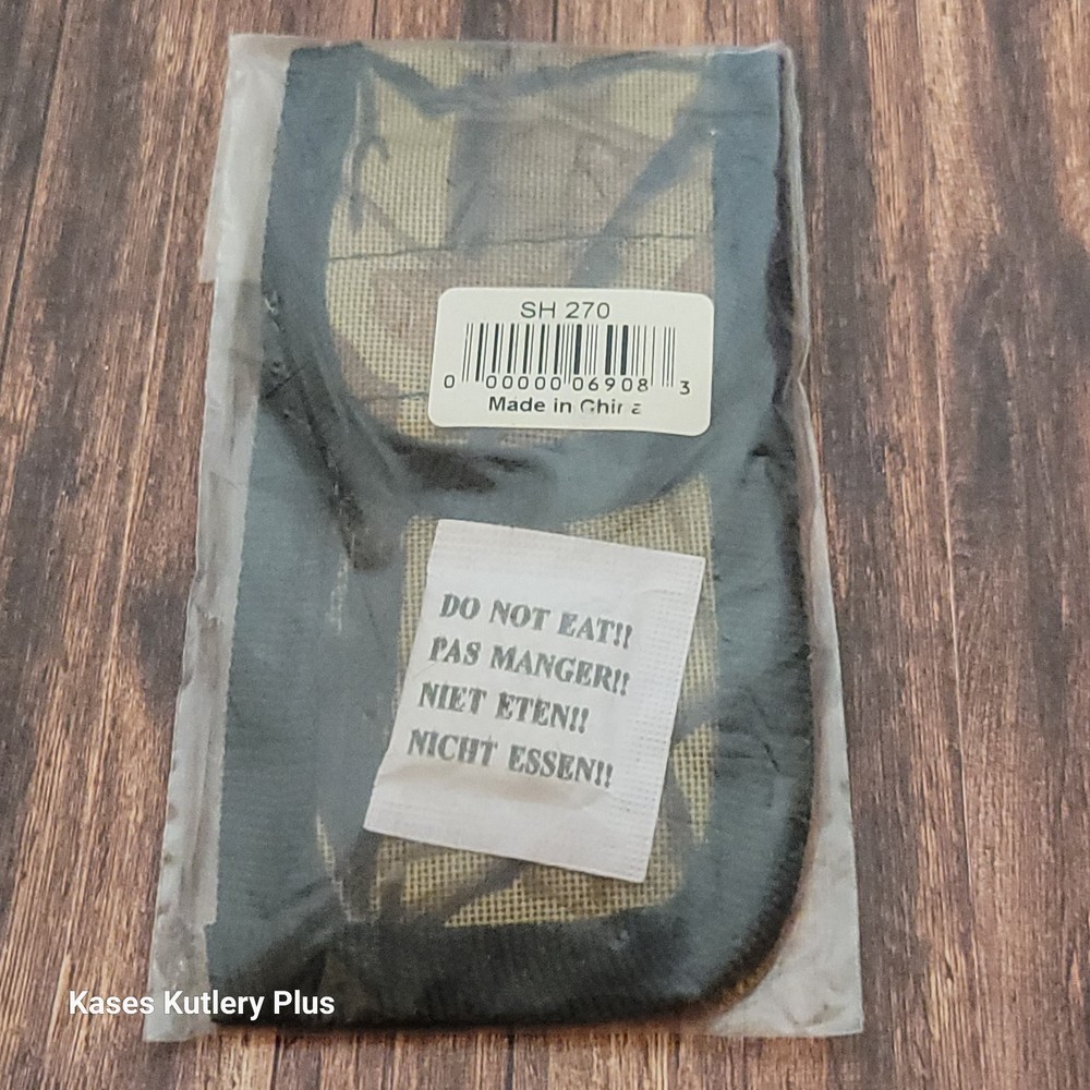 4" Camouflage Folding Pocket Knife Sheath With Belt Loop