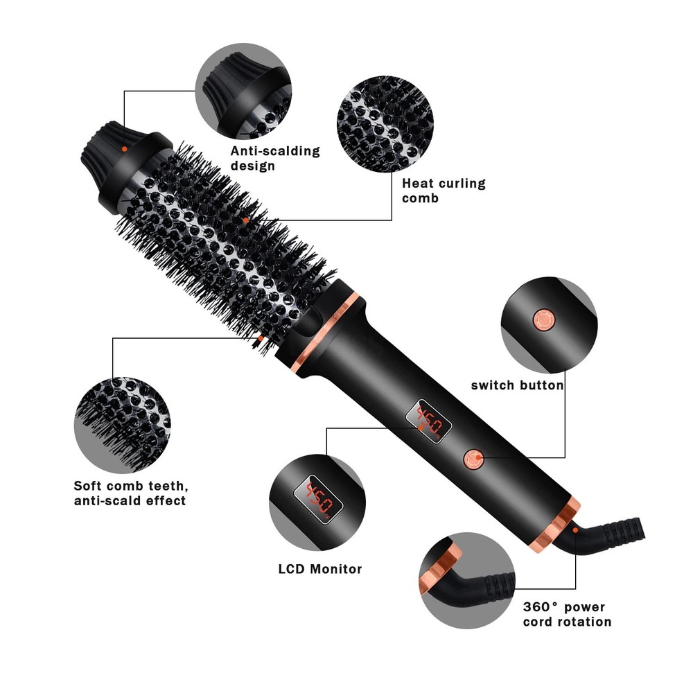 Curling Iron Straight Curling Iron Large Curl Inside Button Bangs Perm Iron