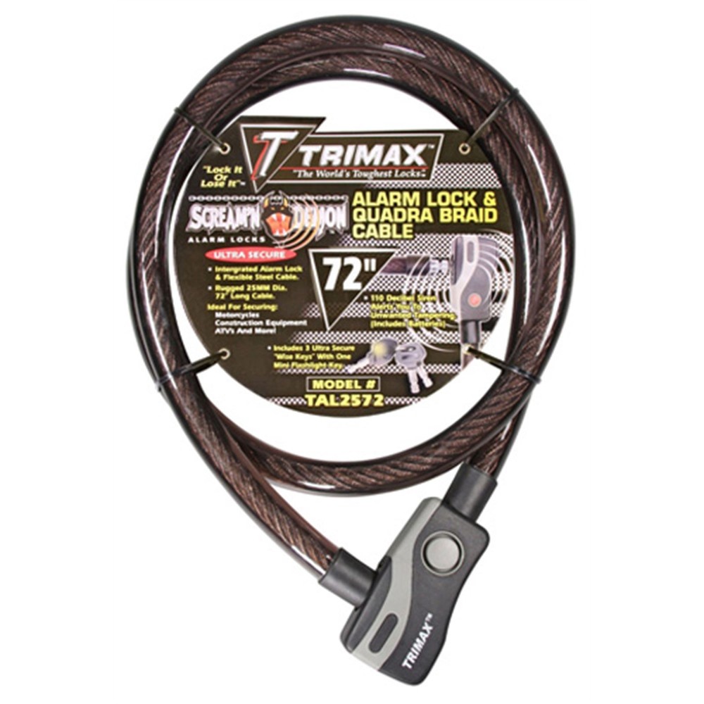 Trimax Alarm Cable Lock TAL2572