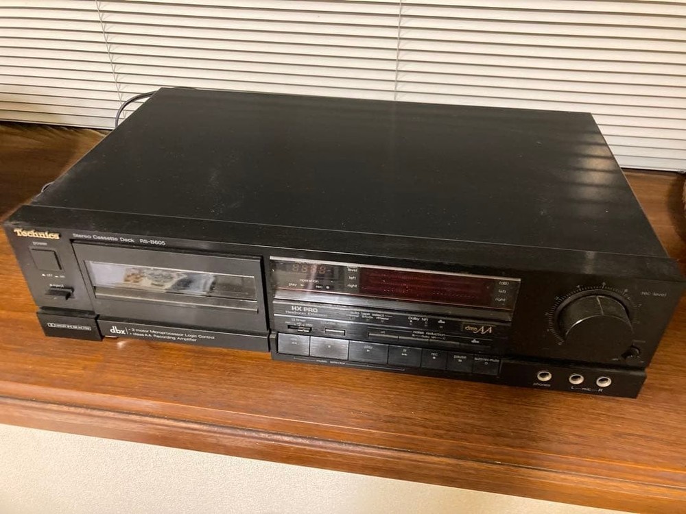 Technics RS-B605 Cassette Deck Dolby HX-PRO dbx Class AA High Fidelity FullyWork