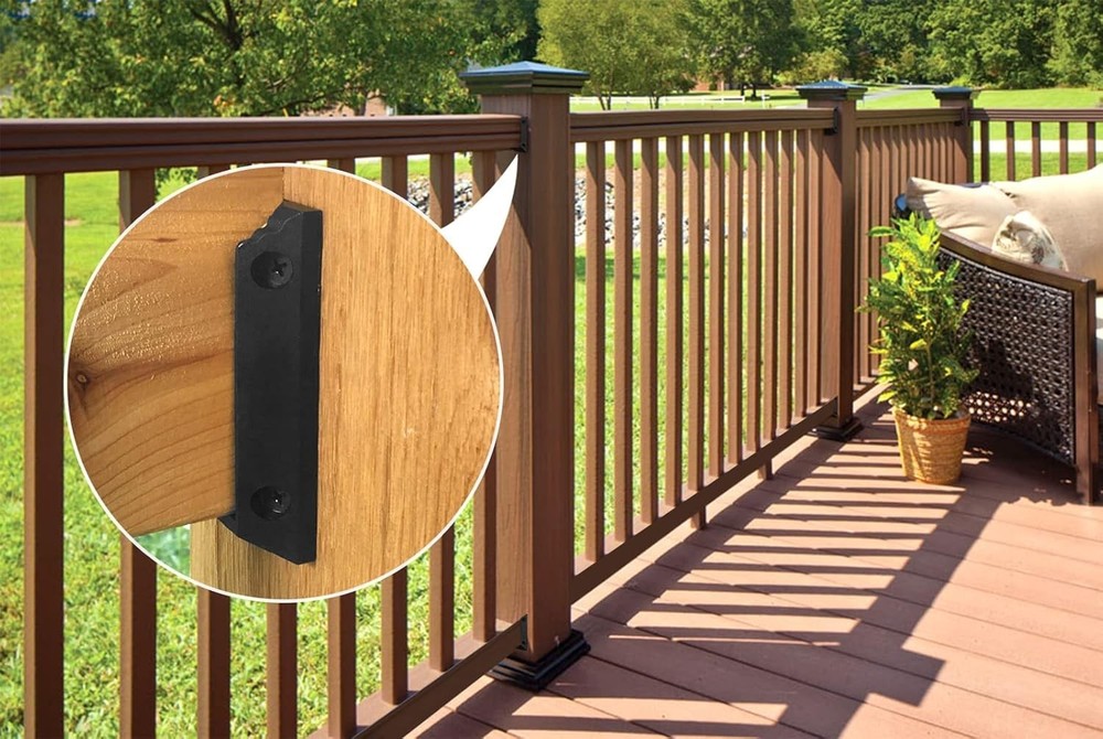 Sturdy Deck Railing Brackets & Screws - 40pcs Bundle