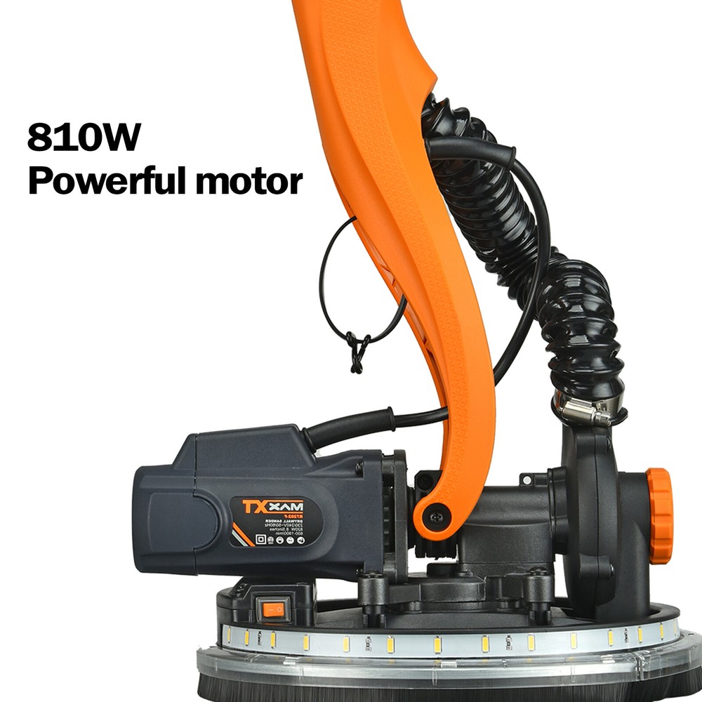 MAXXT Drywall Sander 820W Variable Speed Auto Vacuum System LED Strip Light