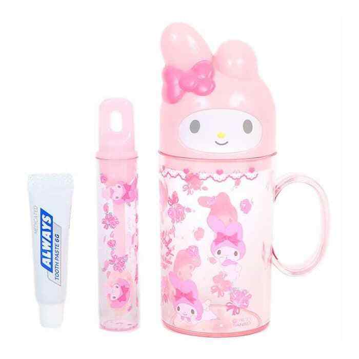 Sanrio Melody Travel Toothbrush Toothpaste Set