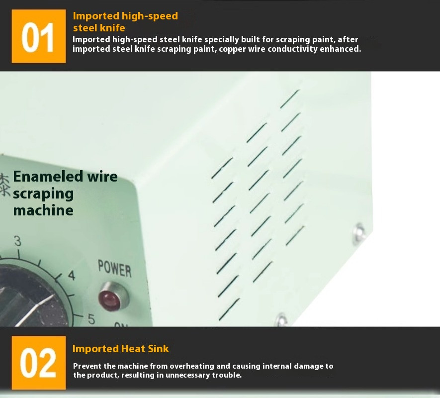 Enameled Wire Scraper Aluminum Wire Scraper Electric Wire Wheel Scraper