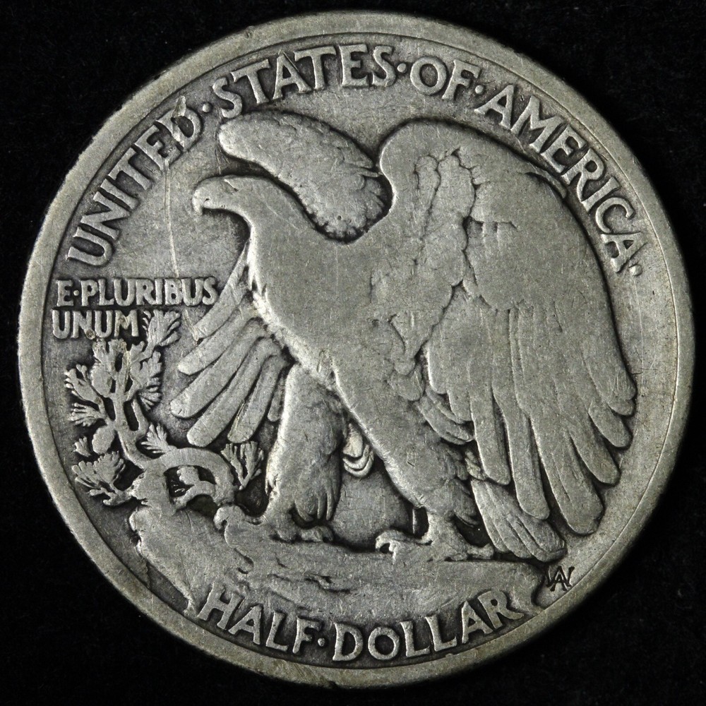 1917 Walking Liberty Silver Half Dollar FINE E340 ZKCA