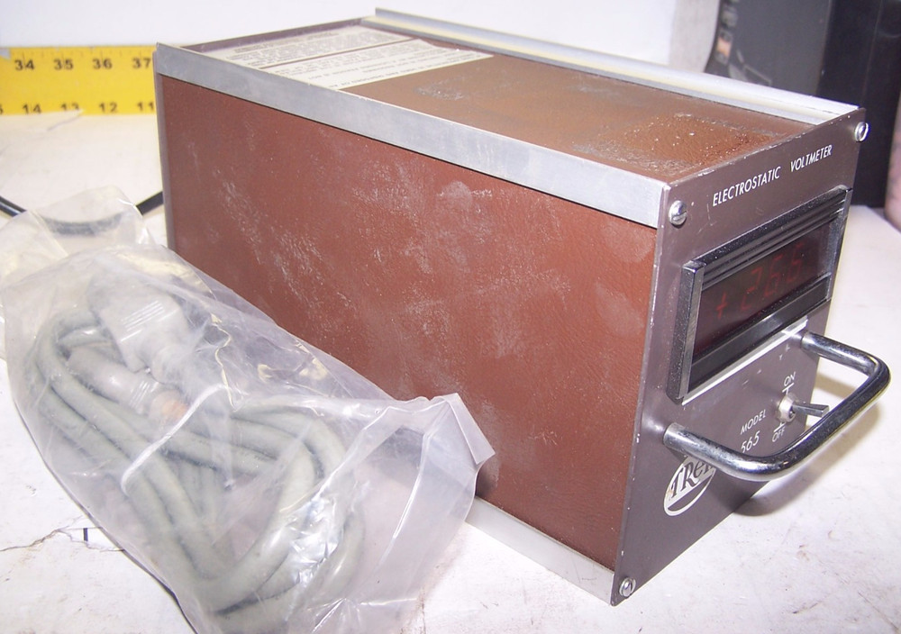 Trek Electrostatic Voltmeter With Power Cable 115 VAC MODEL 565