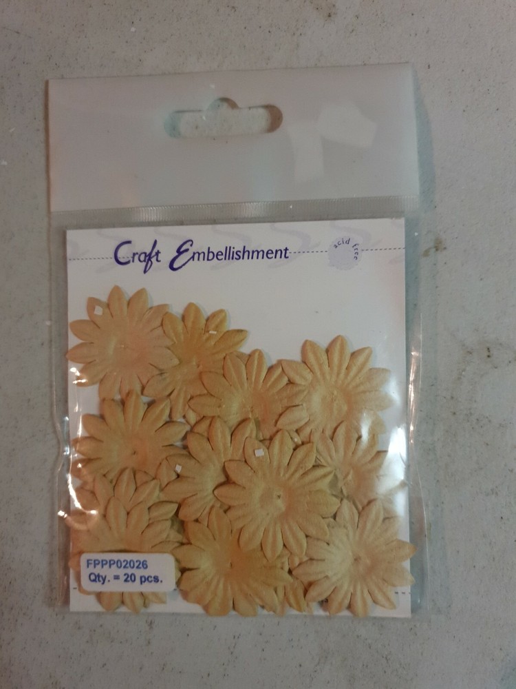 flower embellishments, scrapbooks, craft