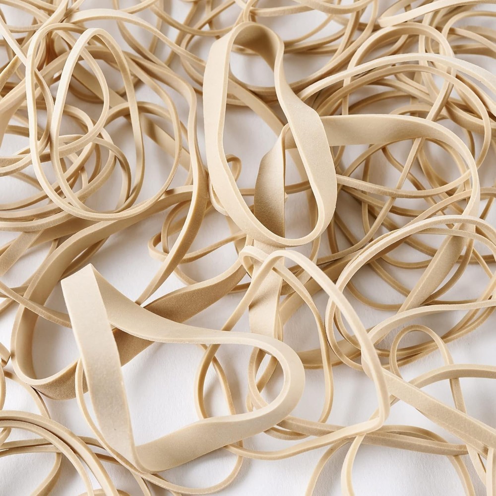 Assorted Amber Rubber Bands - Lightweight, Strong, and Perfect for Organizing