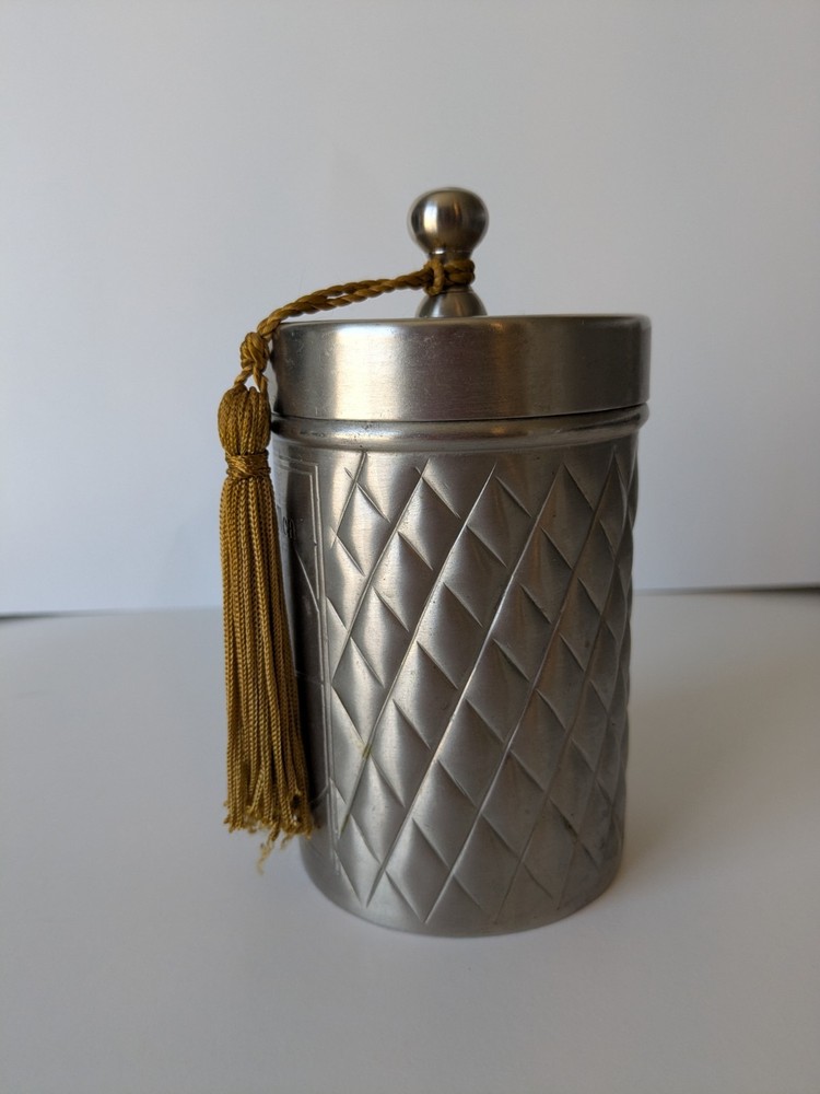 Decorative Round Metal Storage Tin