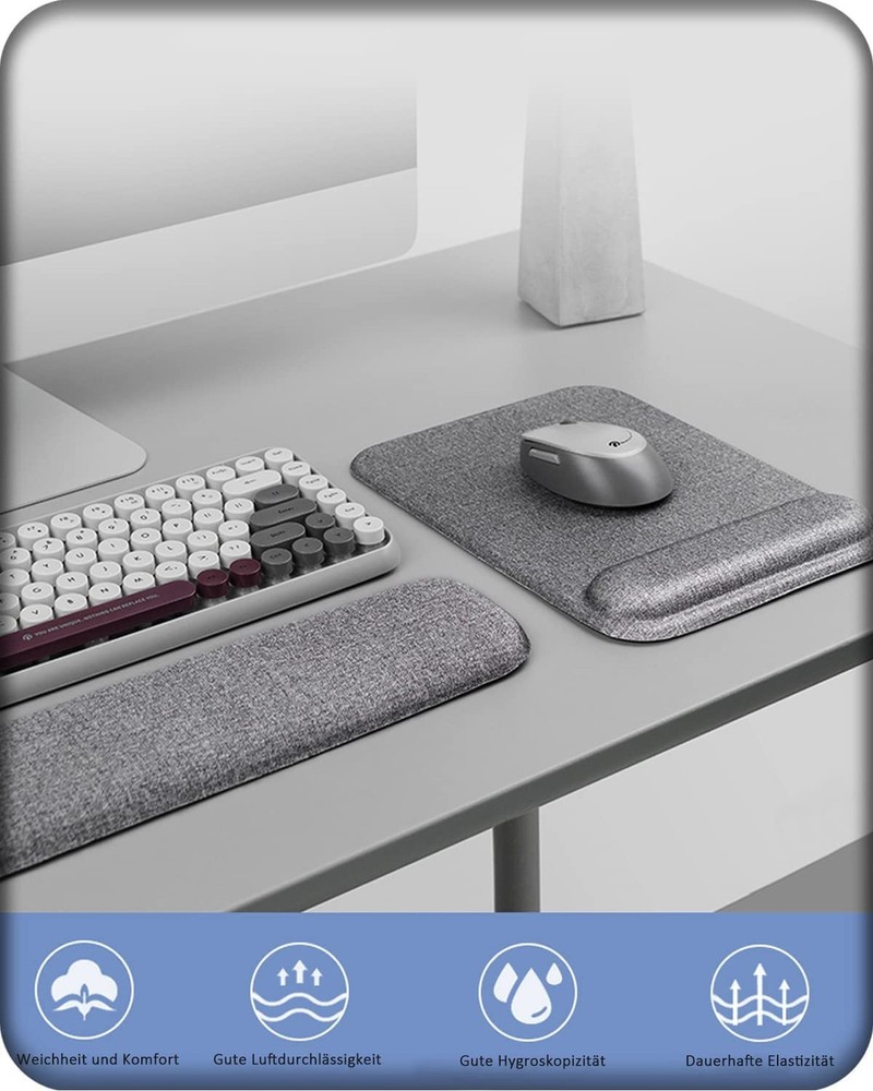Ergonomic Mouse pad, Portable Comfortable Mouse pad, Suitable for Computers, ...