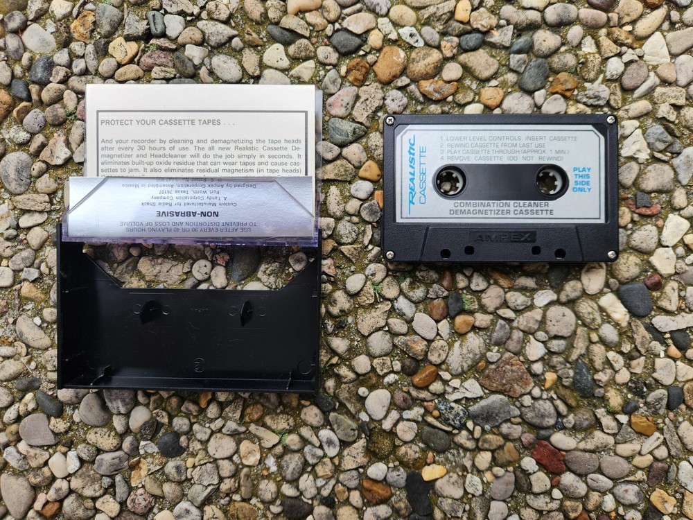 VINTAGE REALISTIC AMPEX  CASSETTE TAPE HEAD DEMAGNETIZER