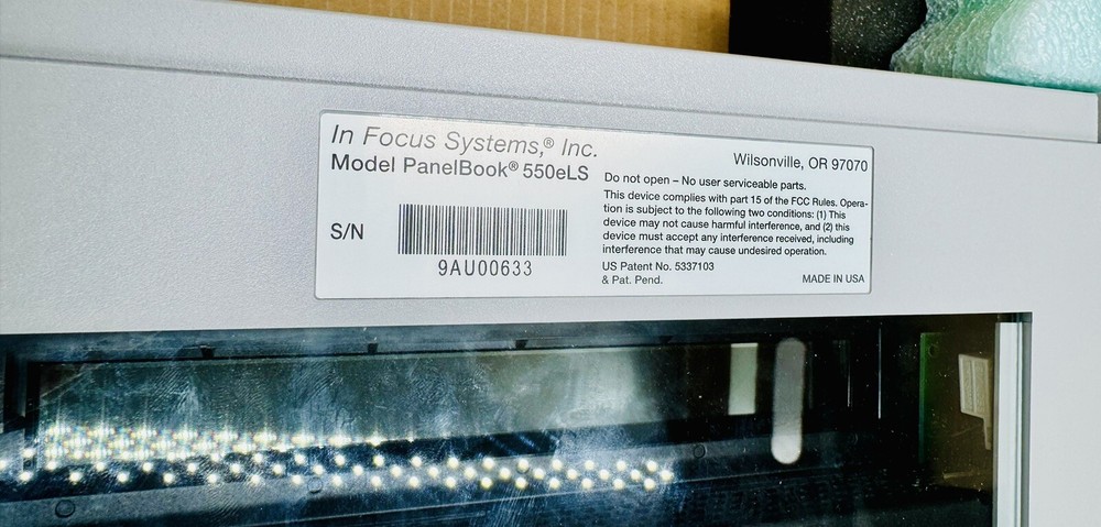 InFocus Systems PanelBook 550eLS LCD Projection Panel