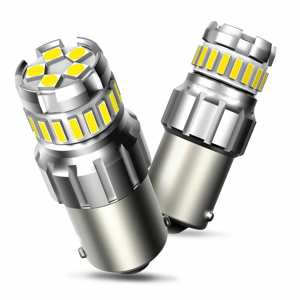 8PCS White 7506 1156 LED Light Bulbs SMD Daytime Running DRL Lamp Reverse P21W