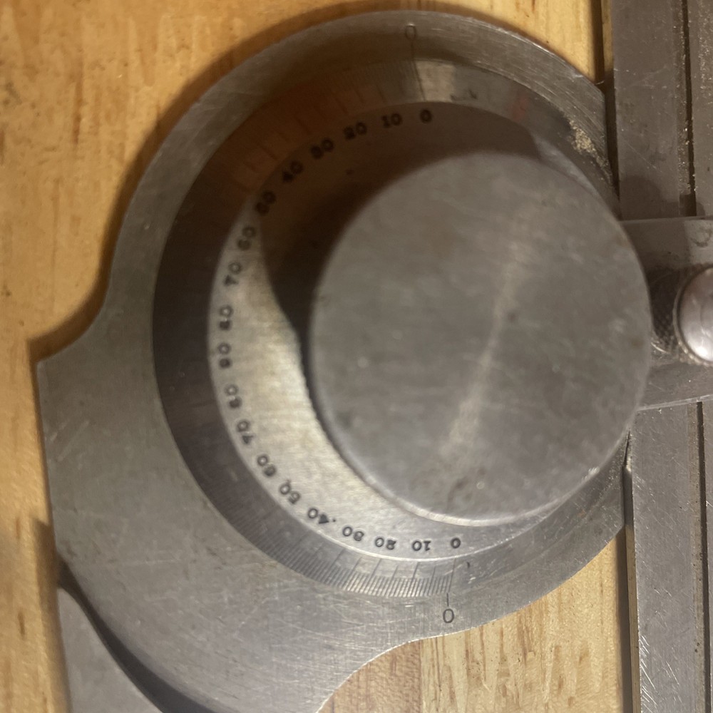 Brown & Sharpe 493 BEVEL PROTRACTOR, 12"