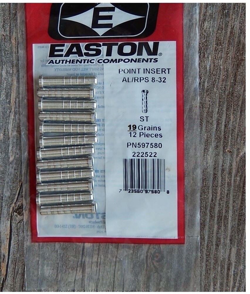 6mm ST RPS EASTON INSERTS 1 DZ