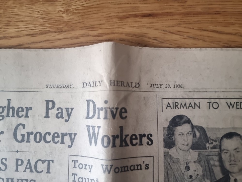 Daily Herald 09/07/1936