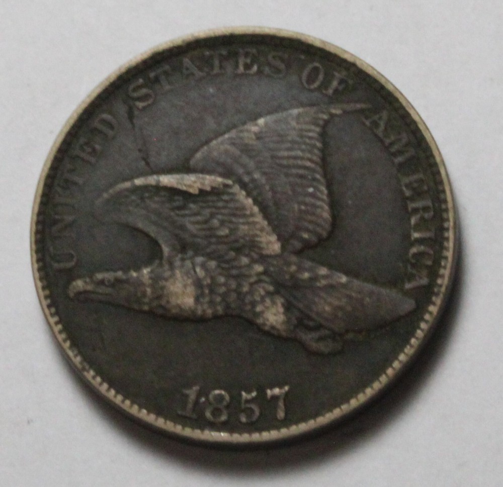 1857 Flying Eagle Cent PH138