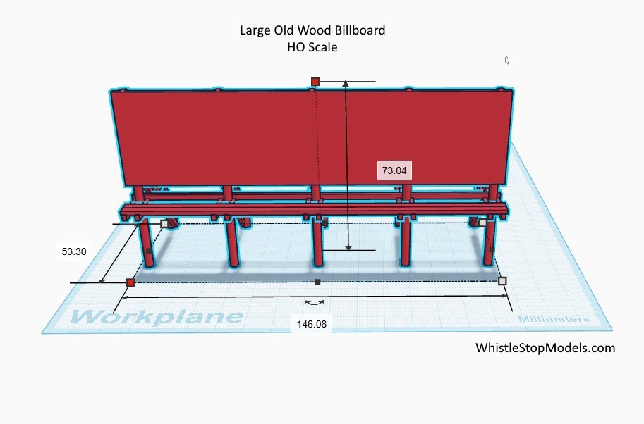 HO Scale Old Billboard