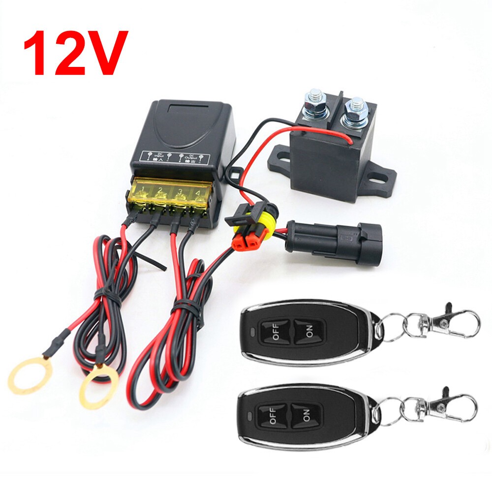 Car Battery Switch Disconnect Power Kill Master Isolator Cut Off Remote Control