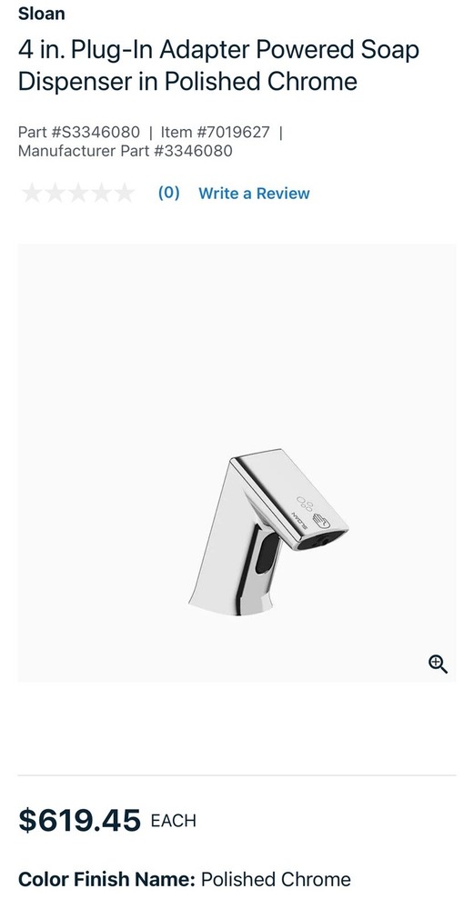 Sloan Soap Dispenser