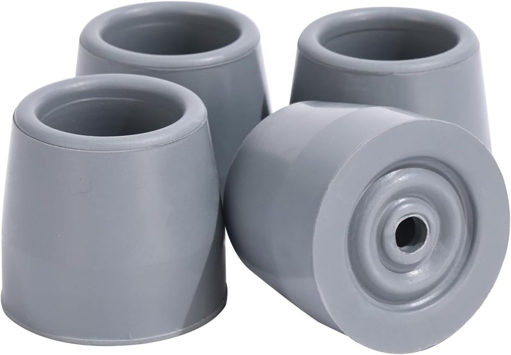4PCS Walker Tips 1 1/8 '' Heavy Duty Replacement Rubber Tips for Walkers