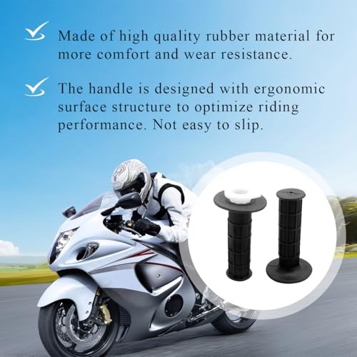 Twist Throttle Accelerator Handle Grips, Throttle Cable Kit for 50cc 90cc
