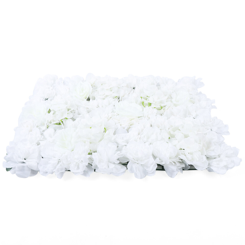 6 Pcs Artificial Flower Wall Panel Venue Backdrop Wedding Party Background Decor