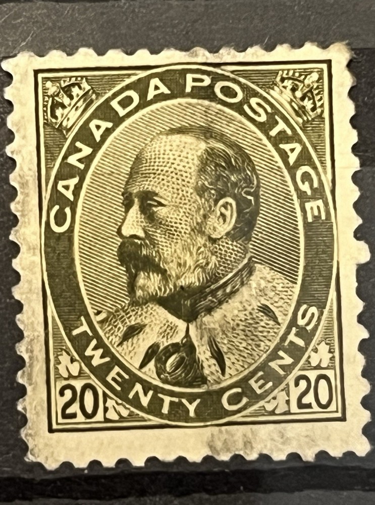 CANADA - #94 Edward VII 20c Used - CV $50