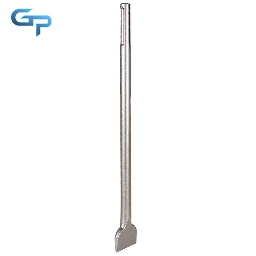 3 Pcs SDS Max Bits Set 16 Inch Long-Point Chisel Scaling Chisel Flat Chisel