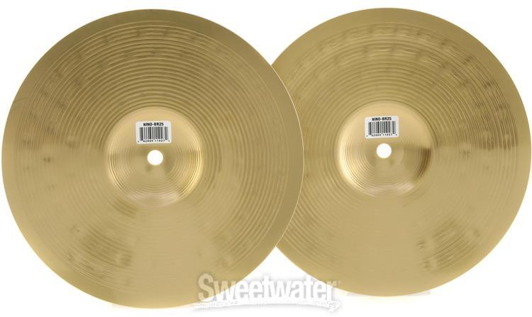 Nino 10-inch Cymbal Pair - Brass
