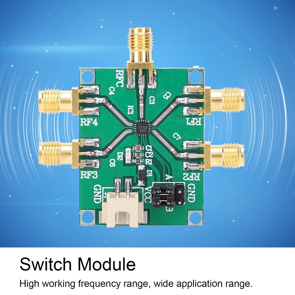 RF Switch Module Electronic Switch Module RF Single‑Pole 4 Throw Non‑Reflective