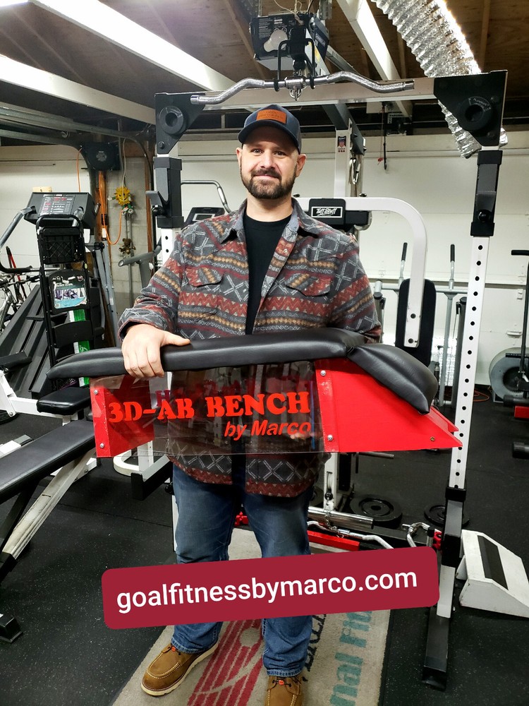 3D-AB Bench,Ab exercise. Ab bench. Core. Strength training. Crunch. Abdominal