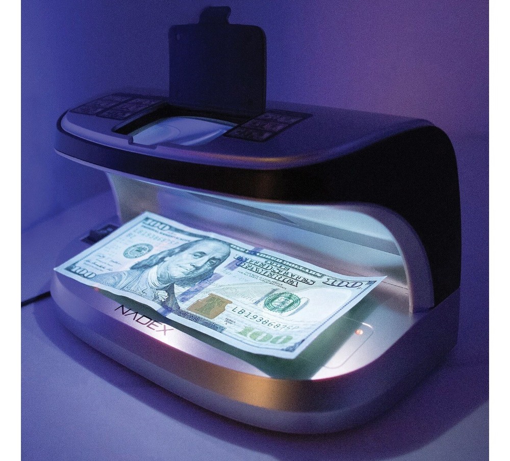 NADEX V27 UV Counterfeit Detector, Microprint Magnifier, Rechargeable
