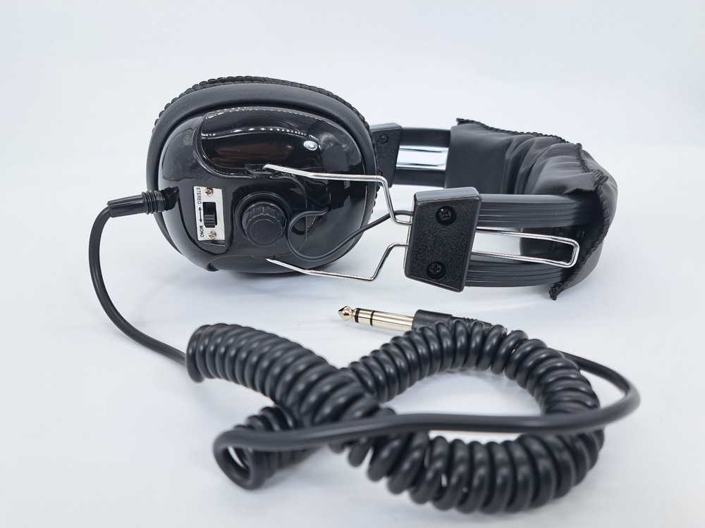 White's Electronics, Metal Detector Headphones, Adjustable Volume, Large Plug
