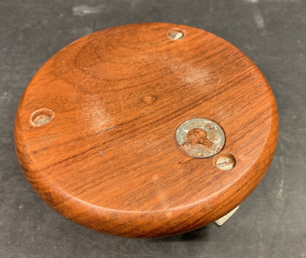 Nautical Dash Clock Brass & Wood