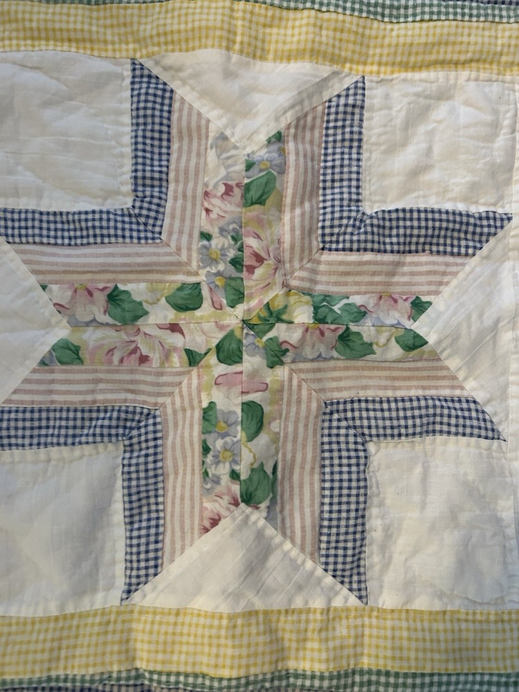 Vintage Quilted Pillow Shams