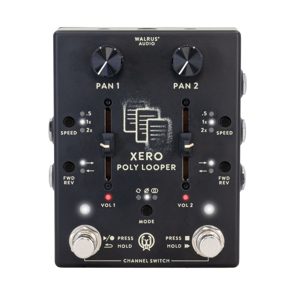 Walrus Xero Polylooper Pedal - Black