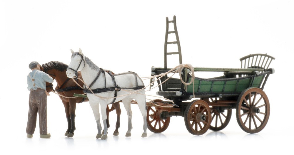 HO Artitec Minitanks Supply Wagon with Driver  #750