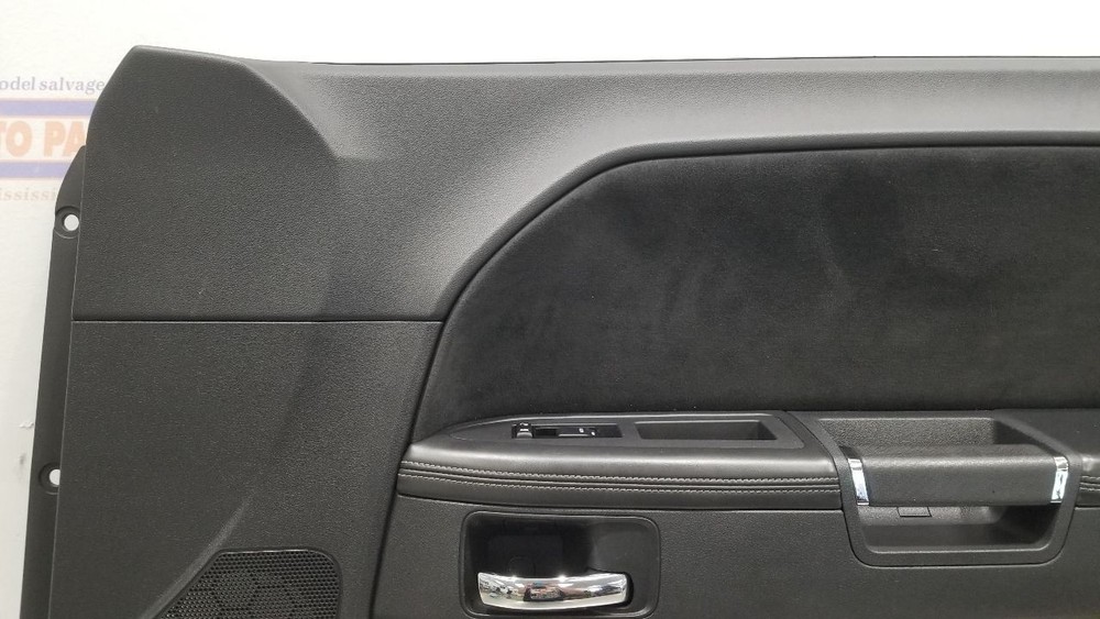09 DODGE CHALLENGER SRT8 INTERIOR DOOR TRIM PANEL RIGHT PASSENGER BLACK
