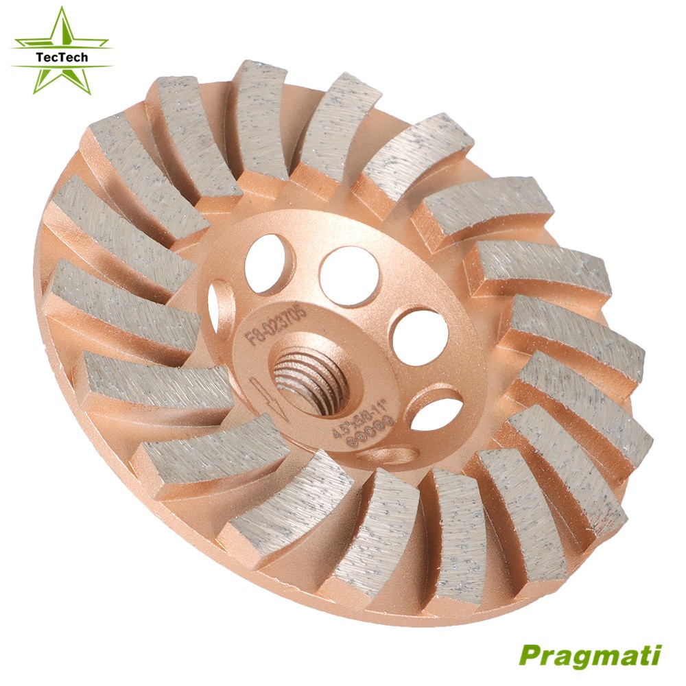 4.5" Grinding Wheels 18 Turbo Diamond Segment 5/8"-11 Arbor US